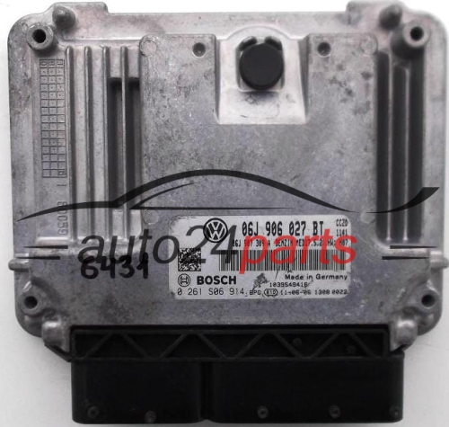 KOMPUTER STEROWNIK SILNIKA VW VOLKSWAGEN PASSAT, SHARAN, POLO 2.0 TSI, BOSCH 0 261 S06 914, BOSCH 0261S06914, 06J 906 027 BT, 06J906027BT, MED17.5.2
