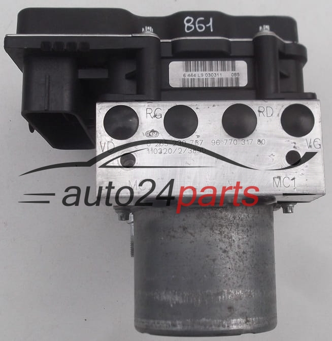 ABS HYDRAULIK-AGGREGAT MIT STEUERGERAET PEUGEOT 508 BOSCH 0 265 230 737, 0265230737, 96 770 317 80, 9677031780, 0 265 951 245, 0265951245 