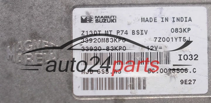 KOMPUTER STEROWNIK SILNIKA SUZUKI  MAGNETI MARELLI MJD 6S3.W3