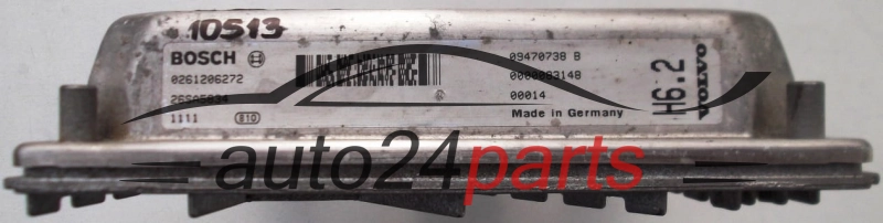 KOMPUTER STEROWNIK SILNIKA VOLVO S80 V70 2.0, BOSCH 0 261 206 272, 0261206272, 09470738 B