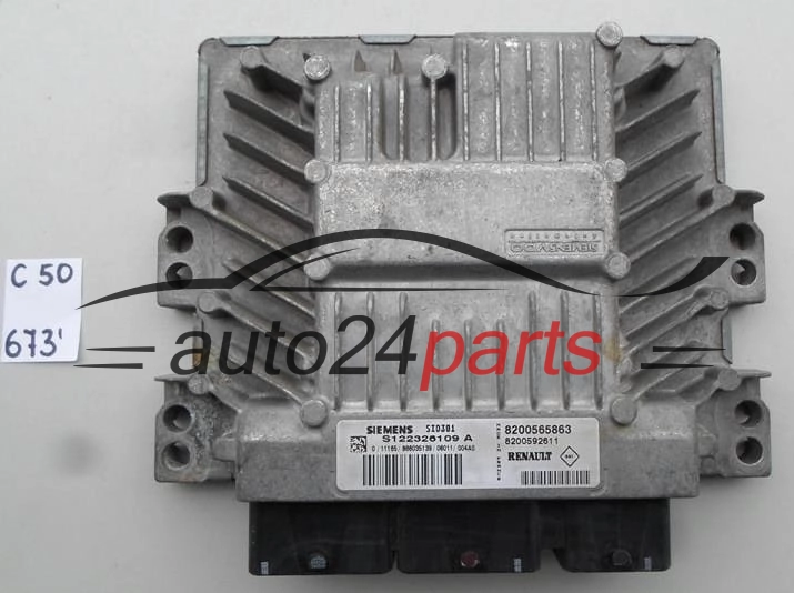 RENAULT MEGANE 1.5 DCI SIEMENS S122326109 A, S122326109A, 8200565863, 8200592611, SID301