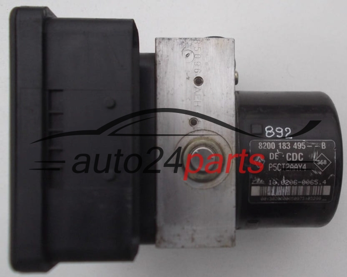 BOMBA HIDRAULICA Y CENTRALITA ABS RENAULT LAGUNA 8200 183 495 B,  P5CT2AAY4, ATE 10.0206-0065.4