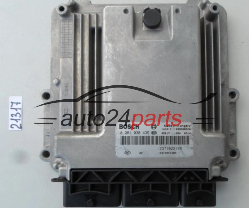 KOMPUTER STEROWNIK SILNIKA DACIA 1.5 DCI BOSCH 0 281 030 439, 0281030439, 237102213R