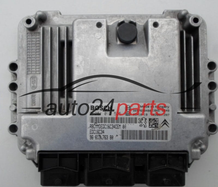 MOTORSTEUERGERÄT ECU STEUERGERAT PEUGEOT 206 1.4 HDI BOSCH 0 281 012 525,  96 613 763 80