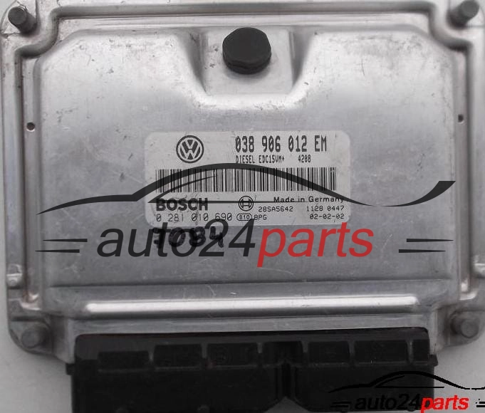 SEAT IBIZA 1.9 TDI BOSCH 0 281 010 690, 0281010690, 038 906 012 EM, 038906012EM