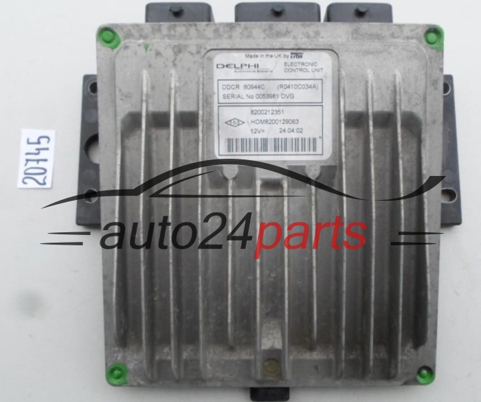 CENTRALITA DE MOTOR RENAULT CLIO 1.5 DCI R0410C034A, 8200212351 
