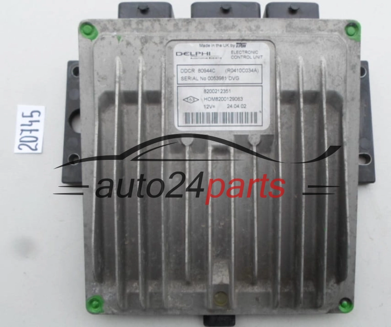 CENTRALITA DE MOTOR RENAULT CLIO 1.5 DCI R0410C034A, 8200212351 