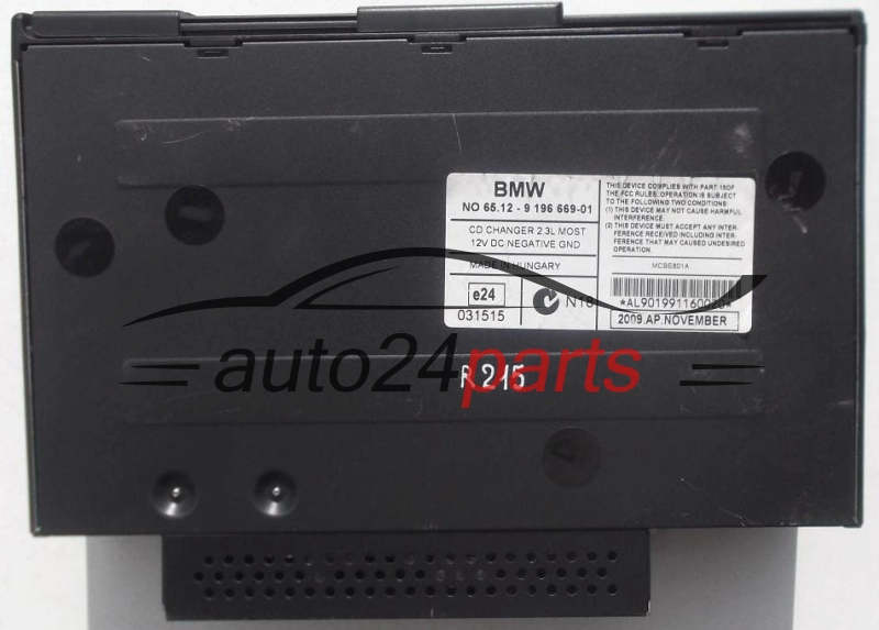  RADIO CD ZMIENIARKA BMW 8 364 931 / 8364931