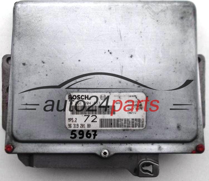 KOMPUTER STEROWNIK SILNIKA PEUGEOT CITROEN 2.0 BOSCH 0 261 204 833, 0261204833, 96 319 201 80, 9631920180 