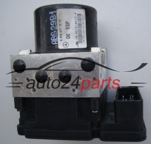 POMPE HYDRAULIQUE ET CALCULATEUR d'ABS MERCEDES W204 A 204 431 19 12, A2044311912, 10.0212-0415.4, 10021204154, A2049012400