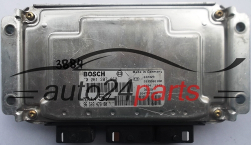 KOMPUTER STEROWNIK SILNIKA CITROEN C3 1.6 BOSCH 0261207860, 0 261 207 860, 9650347880, 96 503 478 80, 9647972980 -