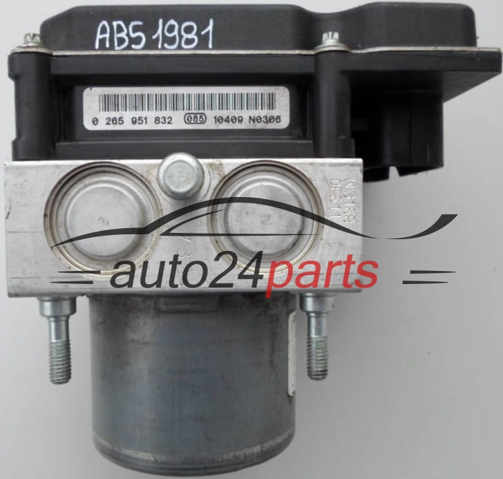BOMBA HIDRAULICA Y CENTRALITA ABS FIAT PUNTO EVO BOSCH 0 265 251 997,  0 265 951 832