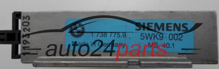 CALCULATEUR MOTEUR BMW 320, E36 2.0 24V, SIEMENS 5WK9 002, 1 738 775.9