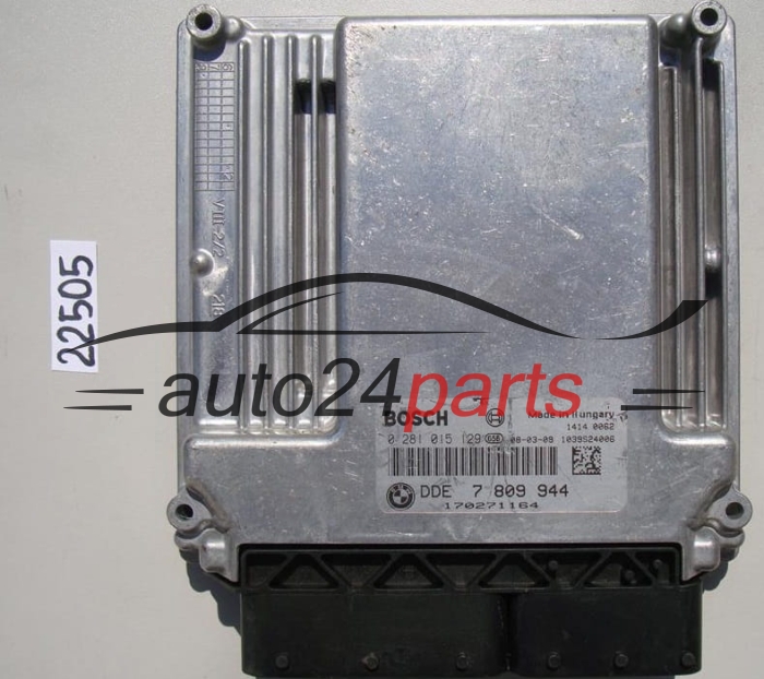 KOMPUTER STEROWNIK SILNIKA BMW BOSCH 0 281 015 129, 0281015129, DDE 7 809 944, 7809944