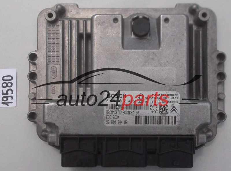 KOMPUTER STEROWNIK SILNIKA PEUGEOT 207 1.6 HDI BOSCH 0 281 012 465,  96 610 044 80