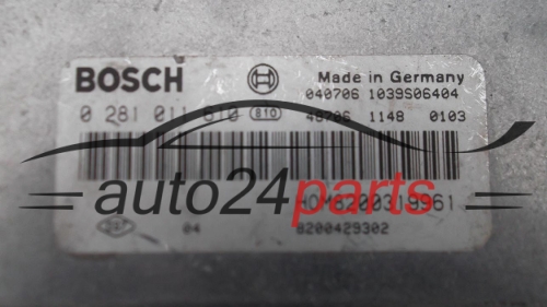 MOTORSTEUERGERÄT ECU STEUERGERÄT MITSUBISHI SPACE STAR 1.9 DID BOSCH 0 281 011 610