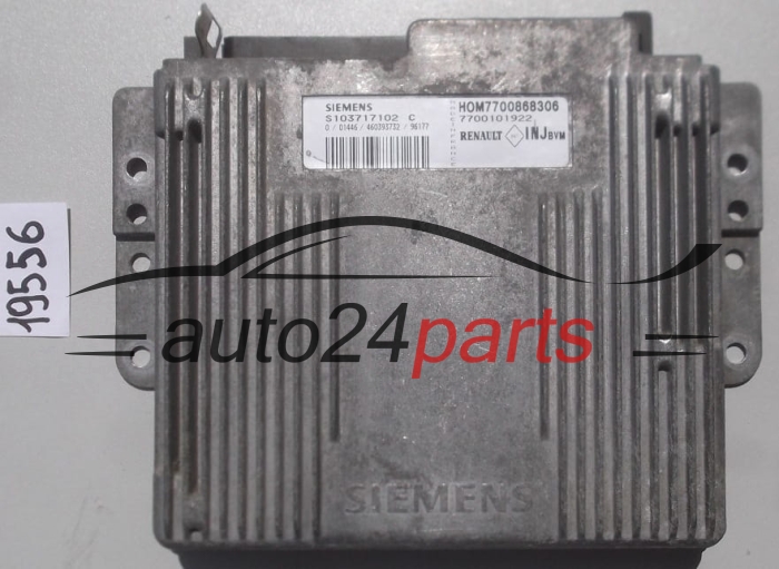 KOMPUTER STEROWNIK SILNIKA RENAULT MEGANE SIEMENS S103717102 C, HOM 7700868306