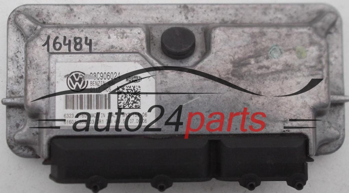 MOTORSTEUERGERÄT ECU STEUERGERAT VOLKSWAGEN SKODA 1.4 Magneti Marelli IAW 4HV.S, IAW4HVS, 03C906024, 61601.359.03, 6160135903
