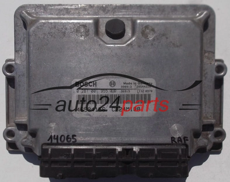 KOMPUTER STEROWNIK SILNIKA FIAT PUNTO 1.9 JTD BOSCH 0281001955, 0 281 001 955, 46534156, C324M188 