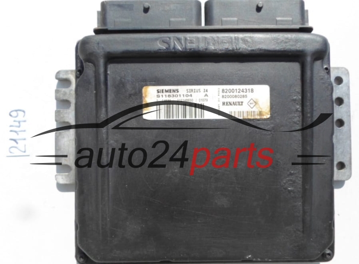 RENAULT SCENIC 1.6 8200124318, S118301104 A, S118301104A, SIRIUS 34
