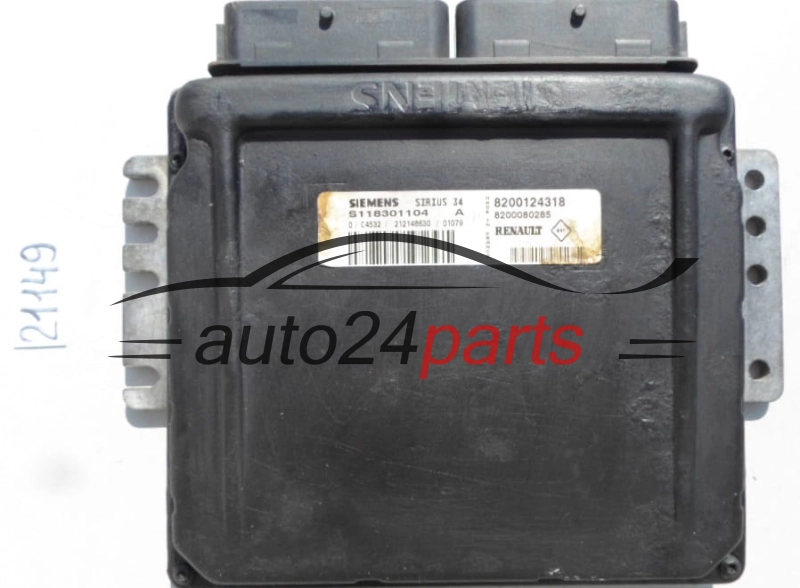 RENAULT SCENIC 1.6 8200124318, S118301104 A, S118301104A, SIRIUS 34