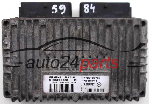 STEROWNIK SKRZYNI AUTOMATYCZNEJ RENAULT MEGANE SCENIC 1.9 DTI S105280008, 7700108763, 7700103418 - 5984
