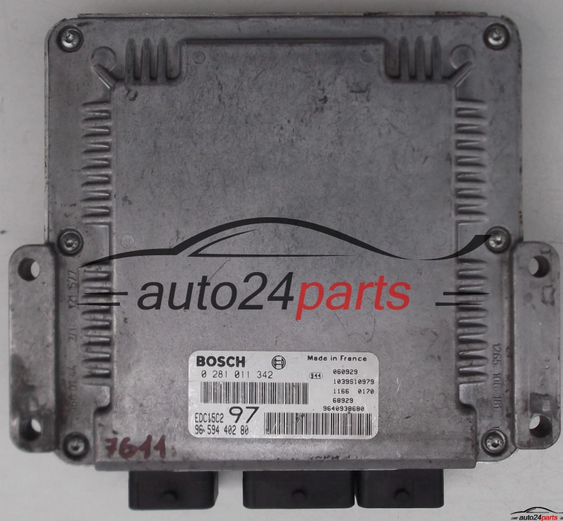 CITROEN PEUGEOT 2.0 HDI BOSCH 0 281 011 342, 0281011342, 96 594 402 80