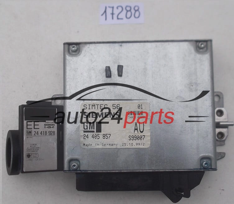 KOMPUTER STEROWNIK SILNIKA OPEL VECTRA 2.0 X20XEV 24405857
