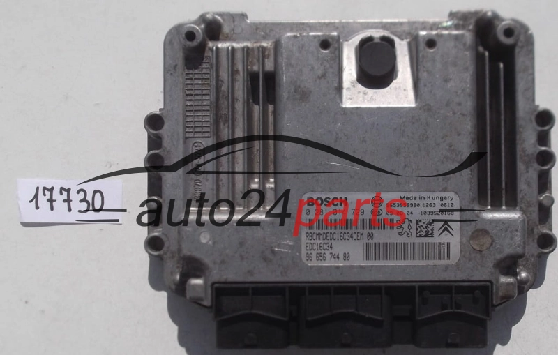 MOTORSTEUERGERÄT ECU STEUERGERAT CITROEN PEUGEOT 1.6 HDI BOSCH 0 281 014 729