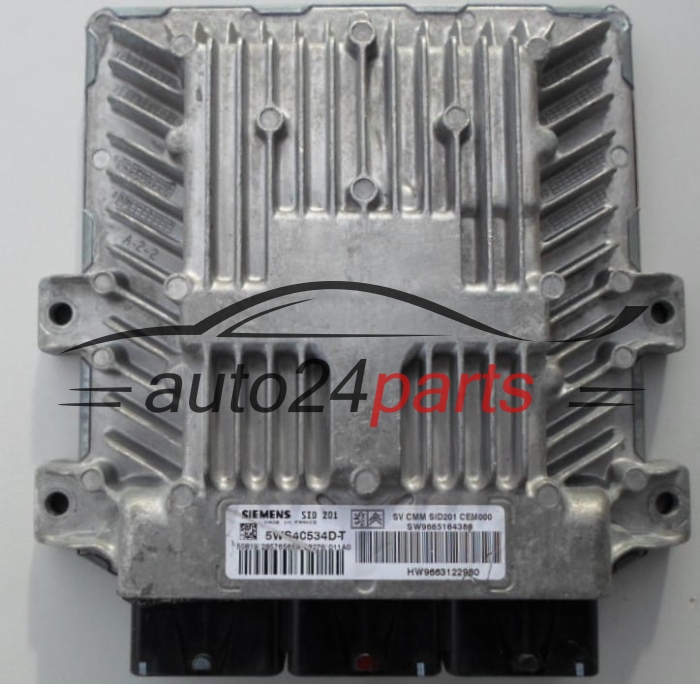 ECU CENTRALITA DE MOTOR  CITROEN C5 2.7 HDI SIEMENS 5WS40534D-T,  SW 9665164380