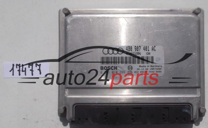  KOMPUTER STEROWNIK SILNIKA AUDI A6 2.5 TDI BOSCH 0 281 010 399, 0281010399, 4B0 907 401 AC, 4B0907401AC