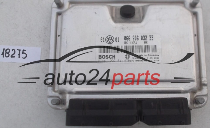 KOMPUTER STEROWNIK SILNIKA VW VOLKSWAGEN PASSAT 2.3 BOSCH 0 261 207 641, 0261207641, 066 906 032 BB, 066906032BB, ME7.1