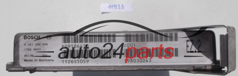KOMPUTER STEROWNIK SILNIKA VOLVO V70 C70 S70 BOSCH 0 261 204 606, 0261204606, P09186410 