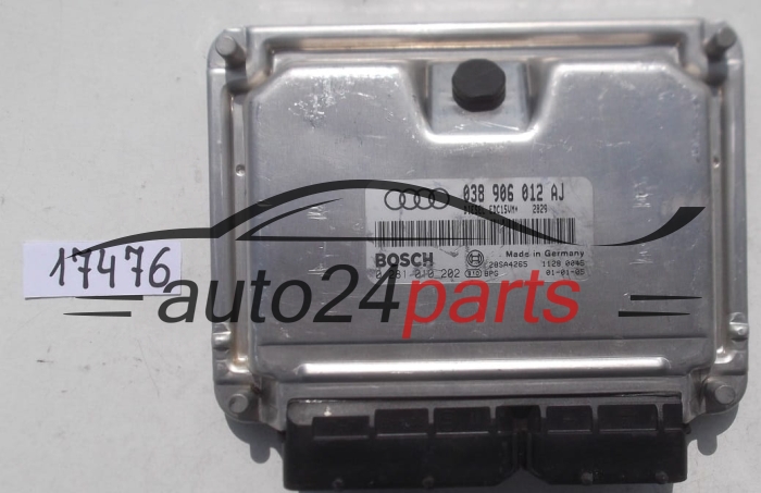 KOMPUTER STEROWNIK SILNIKA AUDI A4 1.9 TDI AHH BOSCH 0 281 010 202, 0281010202, 038 906 012 AJ
