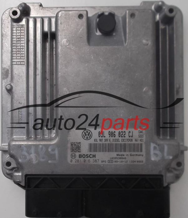 ECU CENTRALITA DE MOTOR VW VOLKSWAGEN T5 2.0 TDI 03L906022CJ