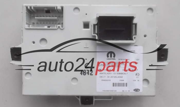 CENTRALKA MODUL STEROWNIK FIAT 52057695, 116RI-000030, 116RI000030
