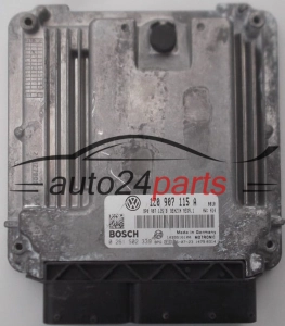 MOTORSTEUERGERÄT ECU STEUERGERÄT SKODA OCTAVIA 2.0 TFSI BOSCH 0 261 S02 339, 0261S02339, 1Z0 907 115 A, 1Z0907115A, 8P0907115B, MED9.1 