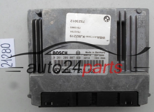 BMW E46 BOSCH 0 261 209 007, 0261209007, DME 7 513 965, DME7513965, 7513965