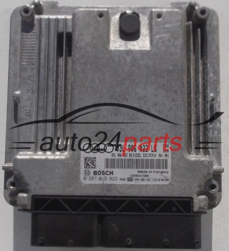 MOTORSTEUERGERÄT ECU STEUERGERÄT AUDI A3 2.0 TDI BOSCH 0 281 015 823, 0281015823, 03L 906 022 LS, 03L906022LS, 03L906022EG, EDC17CP14