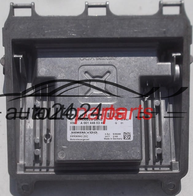 MOTORSTEUERGERÄT ECU STEUERGERAT MERCEDES W169 A170 1.7 CDI SIEMENS VDO 5WK90942, A 266 153 67 79, A2661536779, A 001 446 03 40, A0014460340
