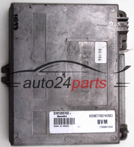 MOTORSTEUERGERÄT ECU STEUERGERAT RENAULT 25 TXI 2.0, S101265102 B, S101265102B, HOM7700745983, 7700851544 