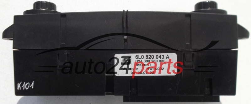 PANEL OGRZEWANIA STEROWNIK NAWIEWU REGULATOR KLIMATRONIK SEAT IBIZA CORDOBA 6L0 820 043 A, 6L0820043A, H24000260030