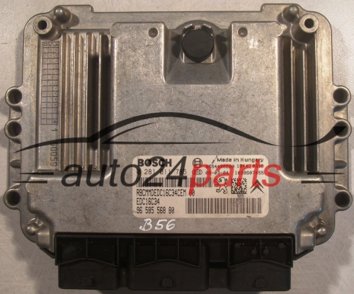 MOTORSTEUERGERÄT ECU STEUERGERÄT  CITROEN C3 1.4 HDI BOSCH 0 281 011 785, 96 585 568 80