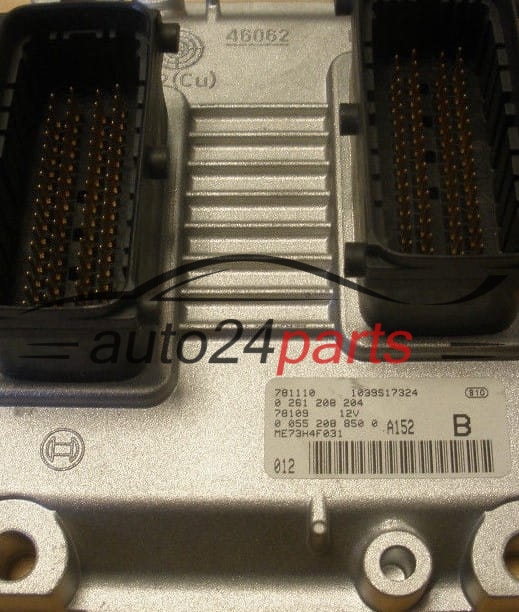 ECU CENTRALITA DE MOTOR  FIAT STILO 1.4 16V BOSCH 0 261 208 204,  0 055 208 850 0