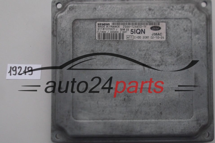 KOMPUTER STEROWNIK SILNIKA FORD FIESTA 1.6 SIEMENS S118107003 J, 2S6A-12A650-TF,  5IQN