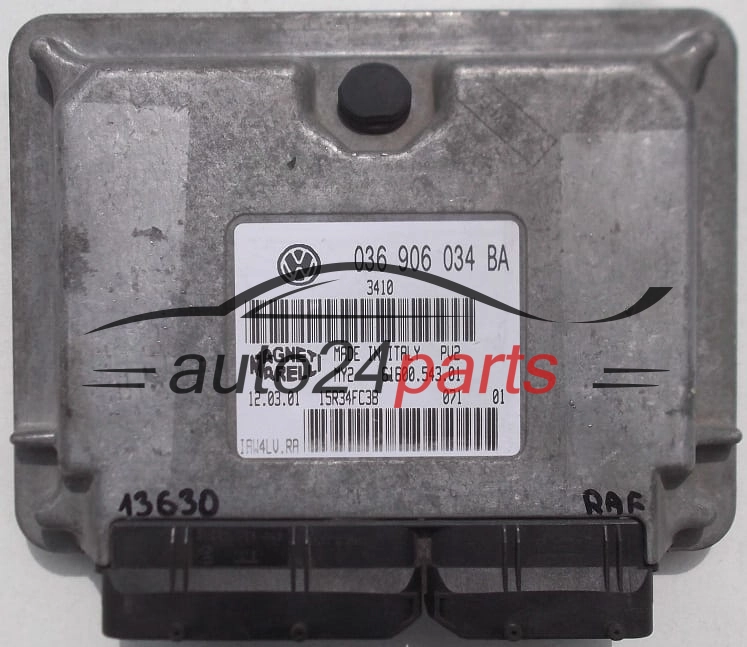 Sterownik silnika VOLKSWAGEN AUDI SEAT SKODA MAGNETI MARELLI IAW 4LU.RA 036906034BA 6160054301 -