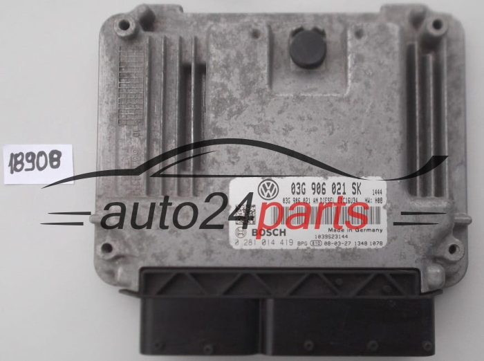KOMPUTER STEROWNIK SILNIKA SEAT ALTEA 1.9 TDI BOSCH 0 281 014 419