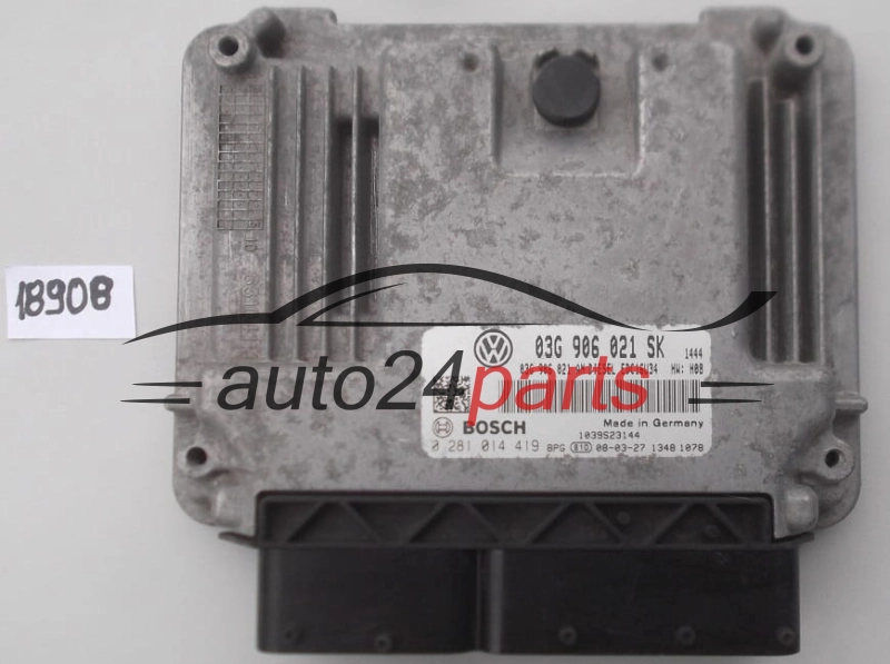 KOMPUTER STEROWNIK SILNIKA SEAT ALTEA 1.9 TDI BOSCH 0 281 014 419