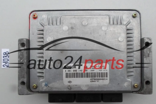KOMPUTER STEROWNIK SILNIKA RENAULT LAGUNA 3.0 V6 BOSCH 0 261 206 143, 0261206143, HOM8200046214, 26FM0856, 8200135967