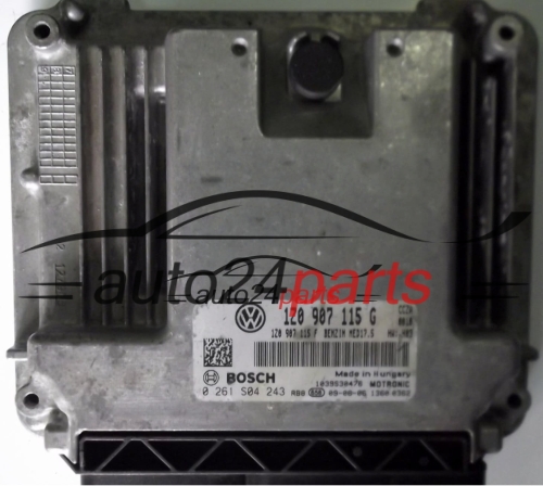 ECU CENTRALITA DE MOTOR SKODA OCTAVIA RS 2.0 TFSI 1Z0907115G, 1Z0907115F, BOSCH 0261S04243